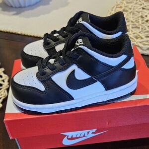 Nike Kids Black and White Sneakers